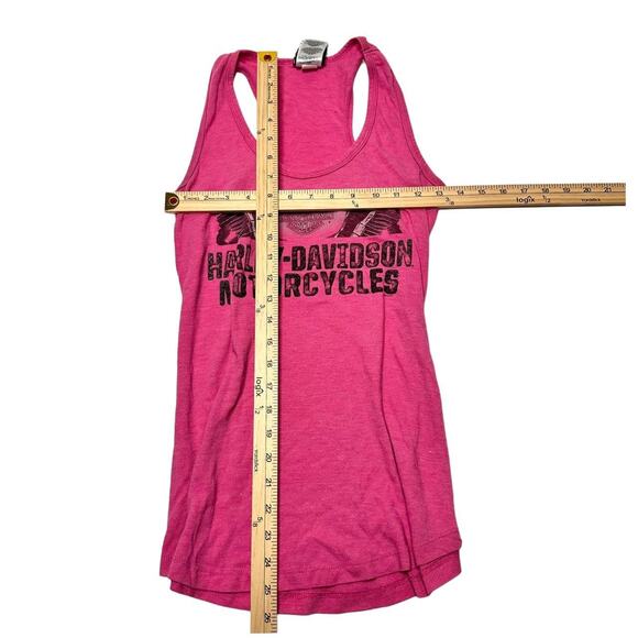 Harley Davidson Vintage 2000s Pink  Tank Size Large - Picture 3 of 4